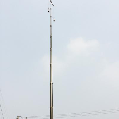 China 70kg payload-25m Lockable Pneumatic Telescopic Mast model 90A11250-PHTmast for sale