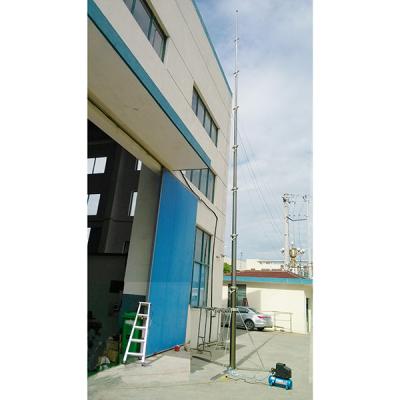 China 12.5m Height 30kg payloads Lockable Pneumatic Telescopic Mast model 90408125-PHTmast for sale