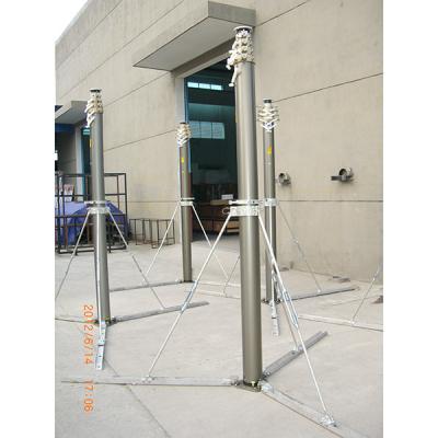 China 10m height 100kg payloads Lockable Pneumatic Telescopic Mast model 90405100-PHTmast for sale