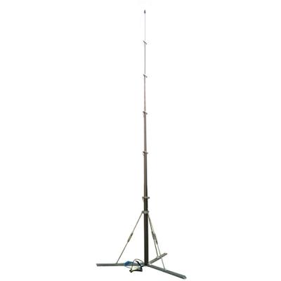 China 9m Portable Pneumatic Telescopic Masts for Amateurs Radio Antenna Elevation 30kg payloads for sale
