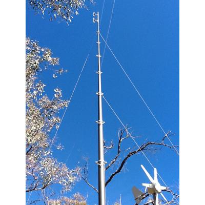 China Antenna Mast-18m pneumatic telescopic masts for antenna elevation 30kg payloads for sale
