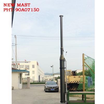 China 15m Height 300kg payloads pneumatic telescopic mast telecommunication tower for sale