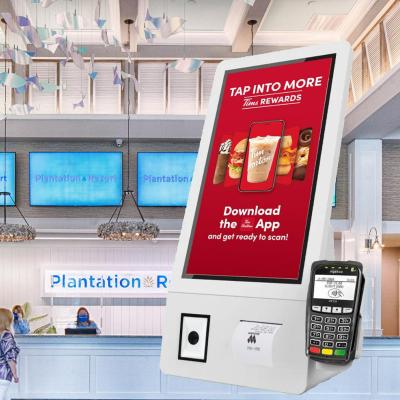 China 21.5 Inch Touch Screen POS Terminal , Desktop Countertop Self Service Payment Kiosk for sale