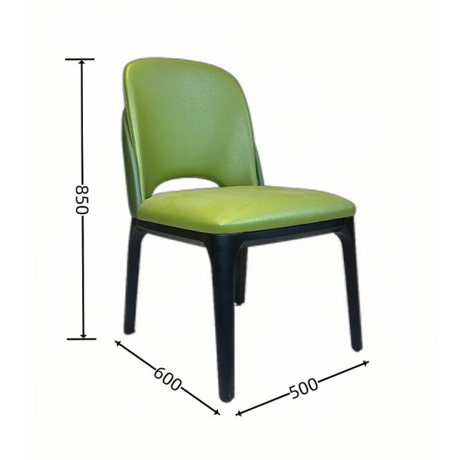 Hotel Furniture Wholesale Ash Wood PU Leather Chair Restaurant Indoor Dining Room
