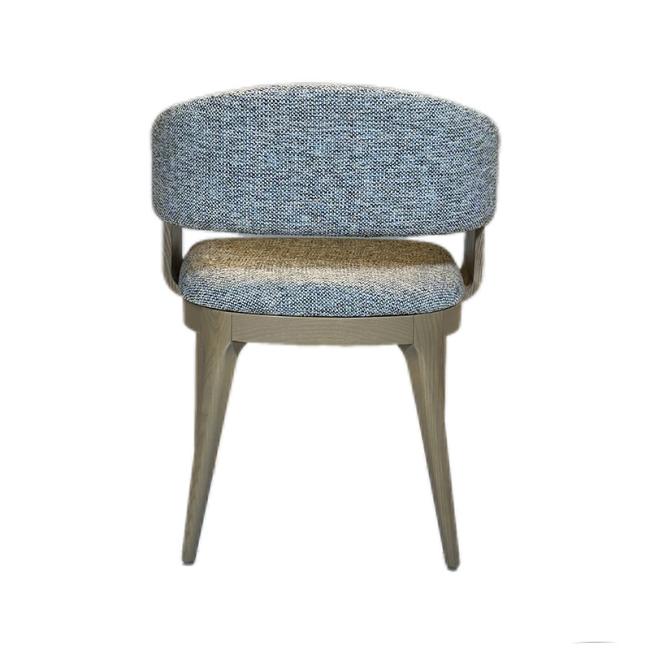 Wholesale Northern Europe Solid Wood Fabric Chair for Restaurant Dining Room Home