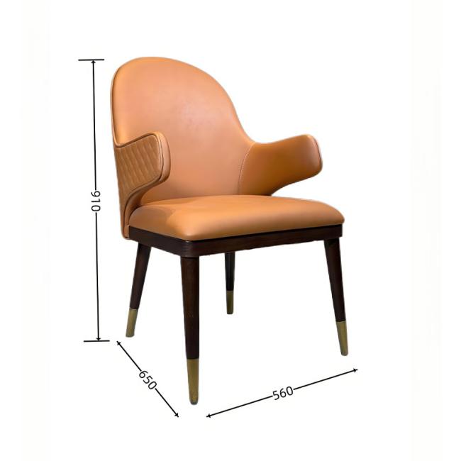 Wholesale Luxury Back Chair for Hotel Furniture Restaurant Dining Room OEM ODM