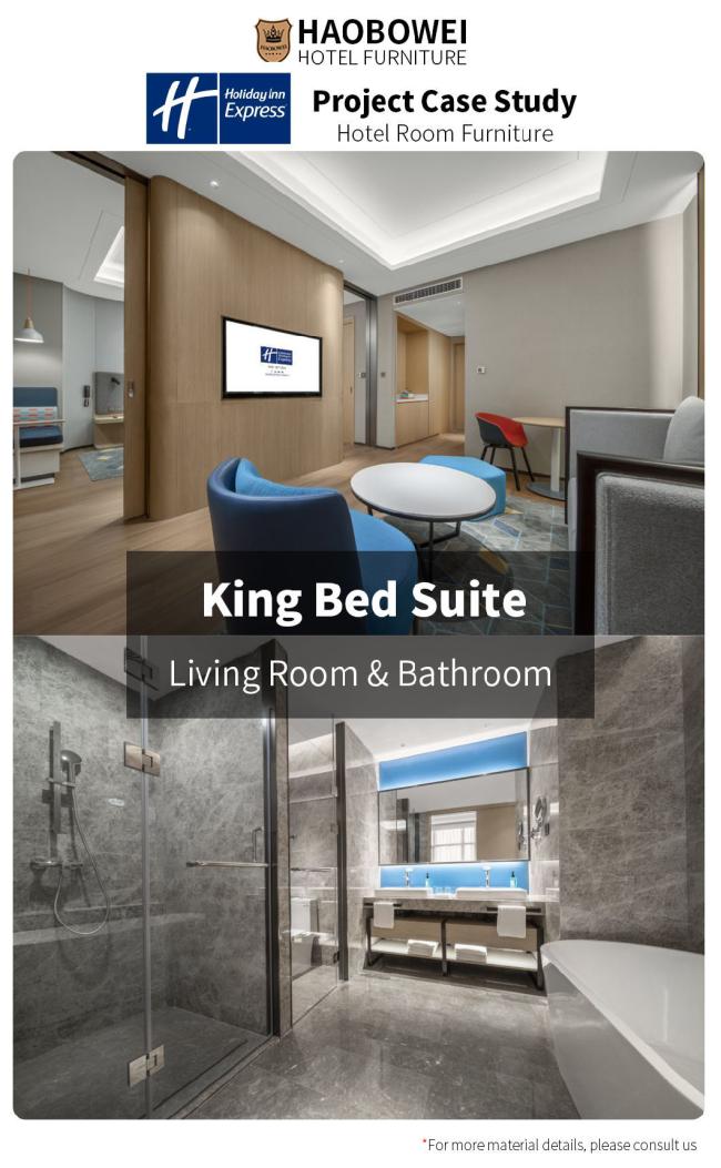 Modern Luxury Resort Furniture Set Foshan China King Size Bedroom Custom Hotel
