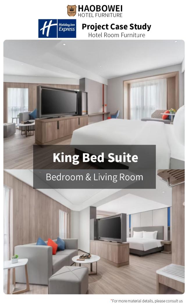 Furniture Set From Foshan King Size Double Bedroom 3 Star Factory Hotel