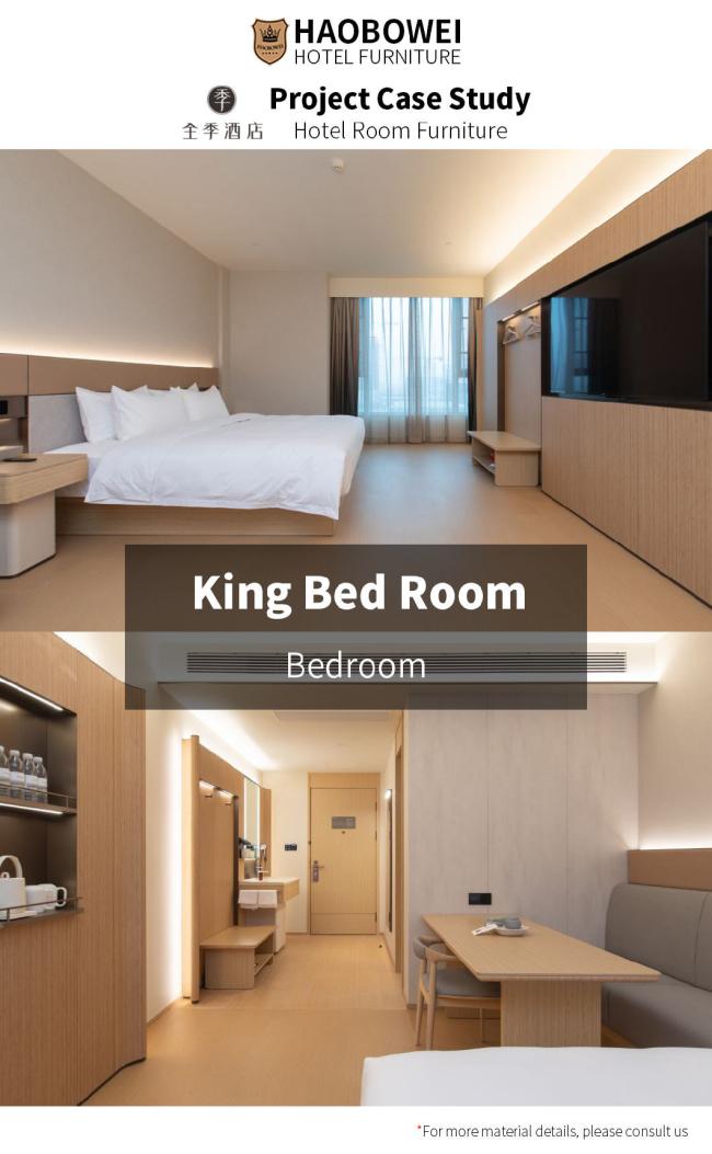 Resort Furniture Bedroom Apartment Set 3 Star Luxury Style Source Factory Hotel
