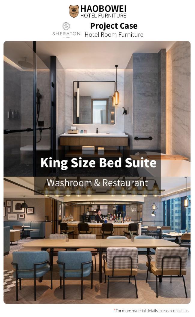 Wholesale Marriott 5 Star Hotel Modern Style Standard King Size Bedroom Furniture