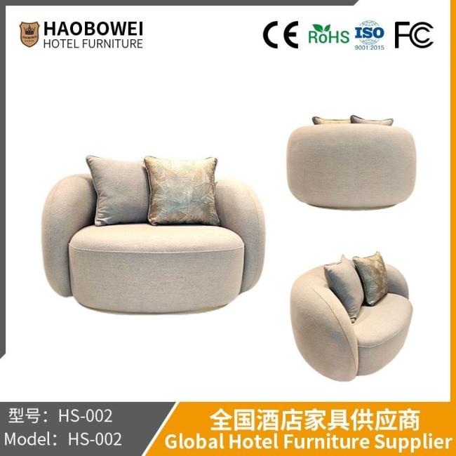 Modern Simple Wind Gray Double Sofa Manufacturers Custom, Custom Office Lobby Living Room Hotel Rest Area General