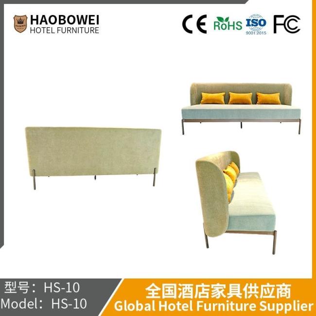 Cream Wind Living Room Technology Small Three-Seater Color Matching Italian Minimalist Fabric Sofa