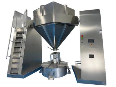 China Rotating Industrial Powder Blender Square Cone Powder Mixer For Pharmaceutical Industry for sale