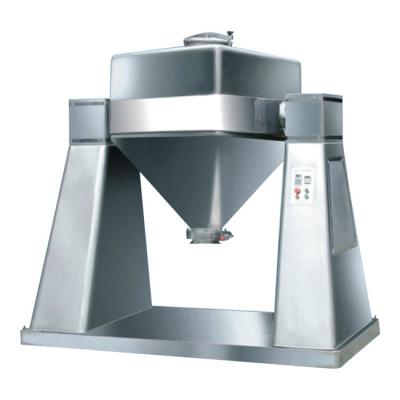 China GMP Automatic Bin Blender Powder Mixing Machine Pharmaceutical Powder Mixer Square Cone for sale