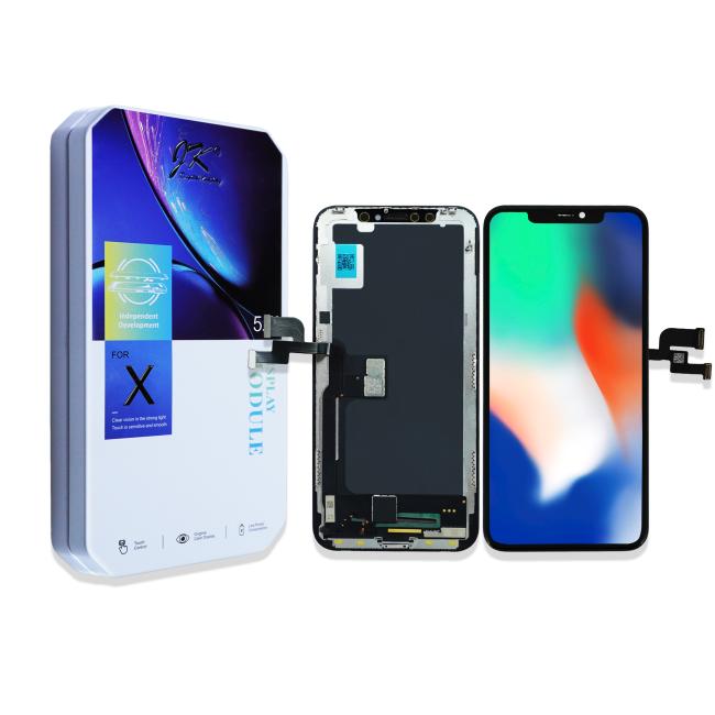 iPhone X LCD screen close-up