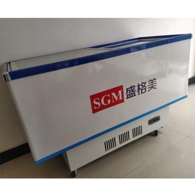 China Custom Commercial Meat Display Refrigerator Cabinet Seafood Refrigeration Equipment 3C for sale