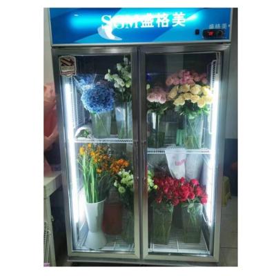 China Fruits Vegetable Display Chiller 604L Commercial Vegetable Refrigerator for sale