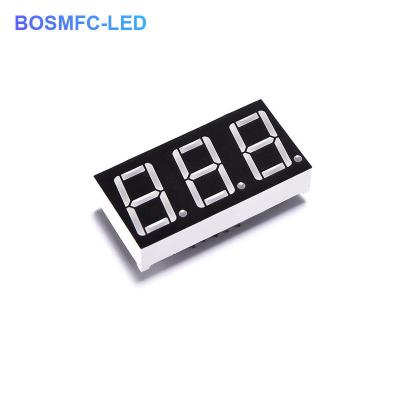 China 20mA 7 Segment LED Display 3 Digits 0.28 Inch 0.56 Inch Durable for sale