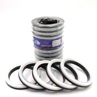 China Black White Color Hydraulic Piston Seal OHM Track Adjuster Seal for sale