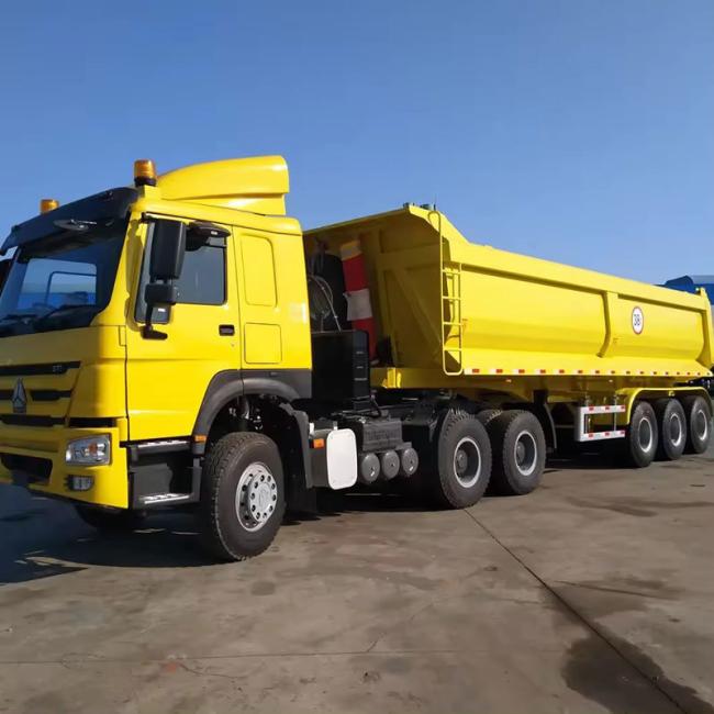 Duty Dump Trailers U-Shaped End Rear Tipper Dumper