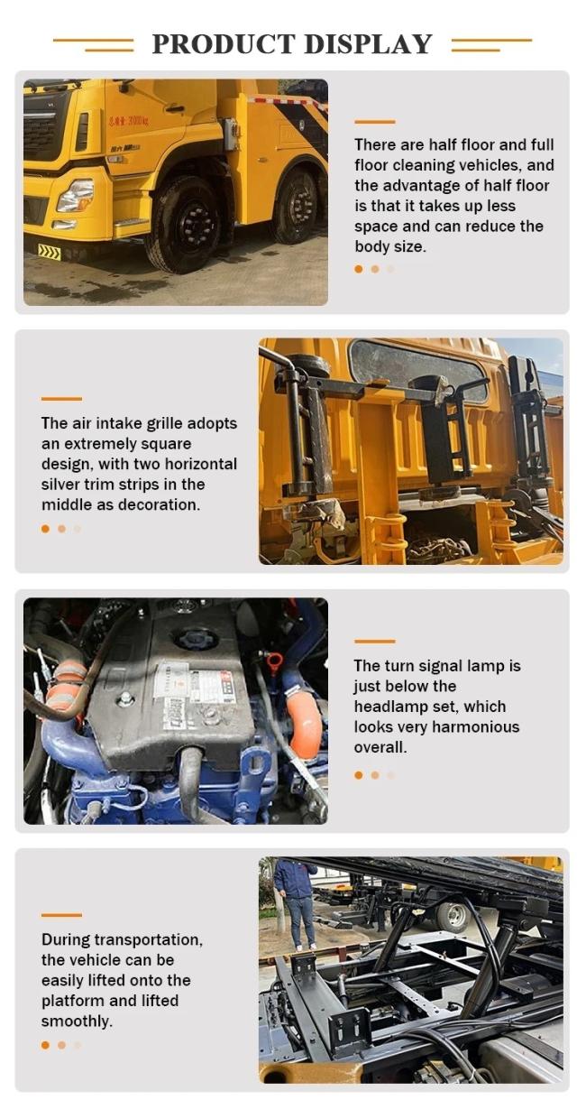 Factory Sale 4X2 Dongfeng Tow Wrecker Truck Road Recovery Truck with Crane Original Car Diesel Light Truck