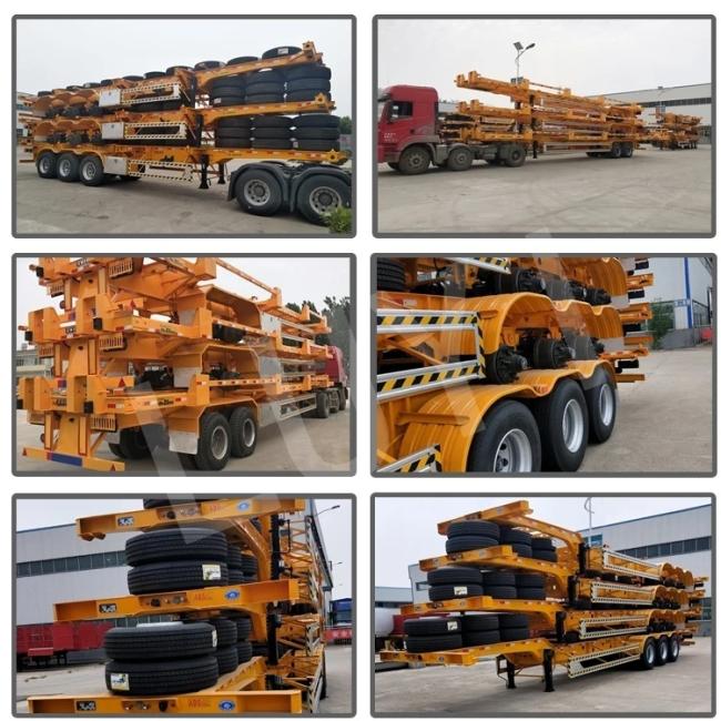 Hot Sale New High Quality Skeleton Container Semi Truck Trailers
