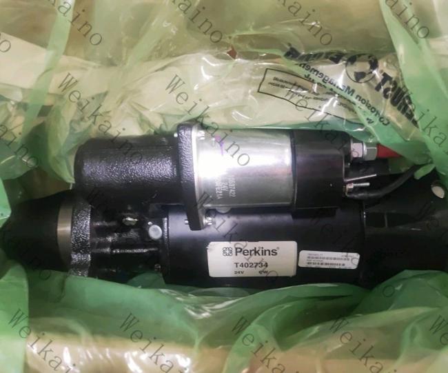 24V Original Perkins Starter Motor T402734 350-8694 338-3454 440-3361 for C13 C15 C18