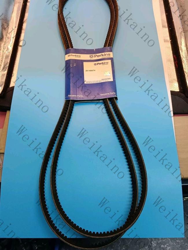 Genuine Perkins Fan Belt Original Perkins Diesel Engine Spare Parts 2614b647 2614b642 2614b643 2614b668 2614b670 2614b677 2614b674 2614b661