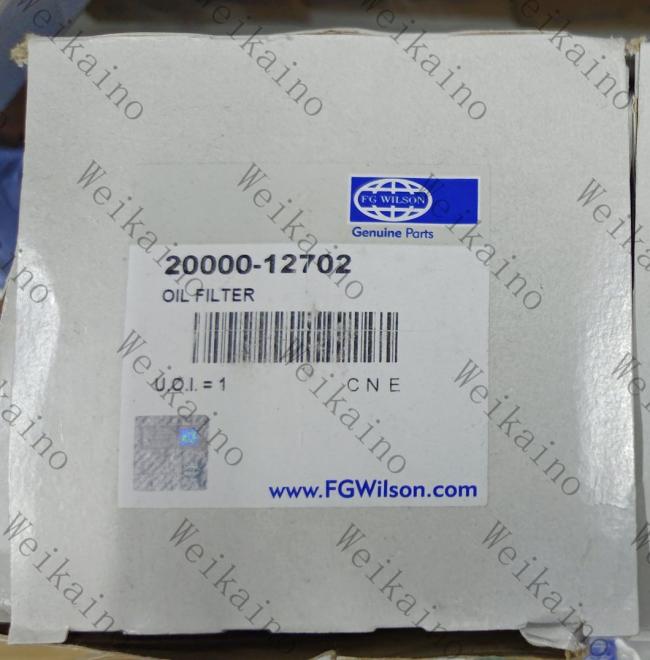 20000-12702 Genuine Fg Wilson Generator Set Diesel Engine Oil Filter