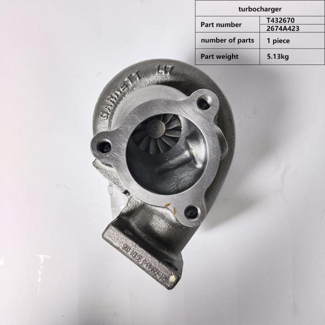 Perkins 1103 Turbocharger T432670 2674A423 558-6961