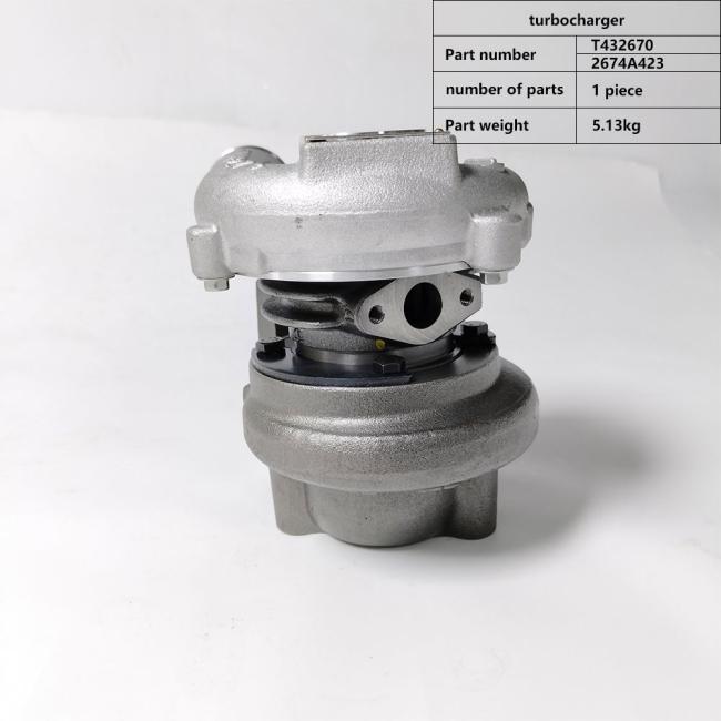 Perkins 1103 Turbocharger T432670 2674A423 558-6961