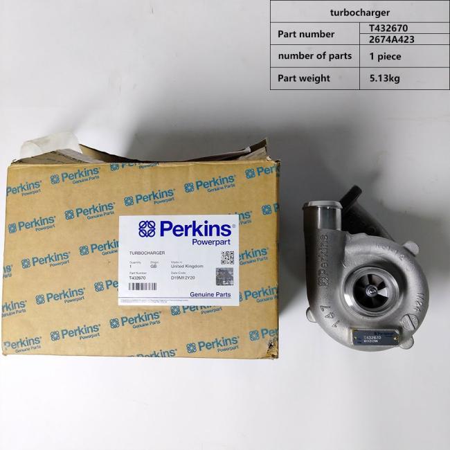 Perkins 1103 Turbocharger T432670 2674A423 558-6961