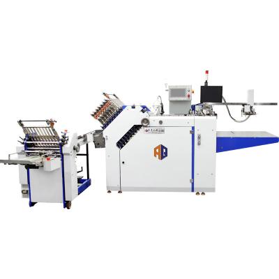 China 600mm Width Large Format Paper Folding Machine Belt Driving Type for sale