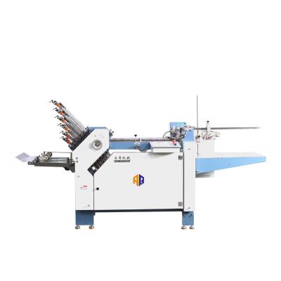 China High Productivity 480mm Width Gear Drive A4 Paper Sheet Folding Folder Machine for sale