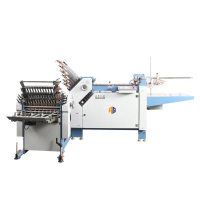 China Industrial Electronic A3 Paper Folding Machine Automatic With Three Hole Suction Wheel for sale