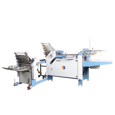 China Pharmaceutical Cross Fold A3 Paper Folding Machine With 12 Buckle Plate for sale
