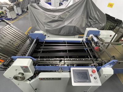 China 8 Buckle Plate Booklet Folding Machine 4800mm Width With High Speed Feeder Head for sale