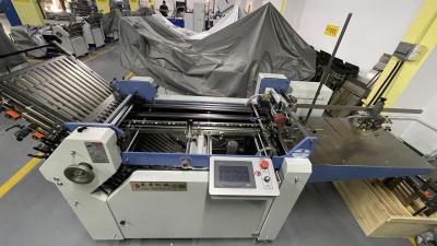 China 8 Buckle Plate A3 Folding Machine 4800mm Width With High Speed Feeder Head for sale