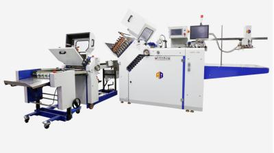 China Economia de mão-de-obra Máquina de dobragem de papel de grande formato Largura 600mm 380V/220V à venda