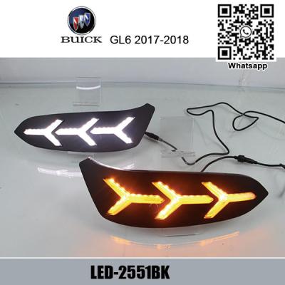 China Car DRL LED Daytime driving Lights extra for Buick GL6 2017-2018 auto parts aftermarket for sale