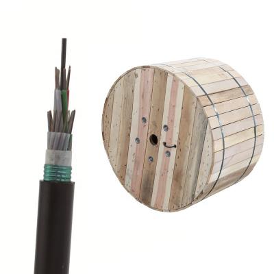 China 144 Core Loose Tube Stranded GYTS Outdoor Aerial and Duct SM China Fiber Optic Cable à venda