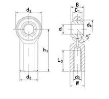 CF Series Rod Ends/Heim Joint/ Rose Joint/ Bearings( CF3 CF4 CF5 CF6 CF7 CF8 CF10 CF12)