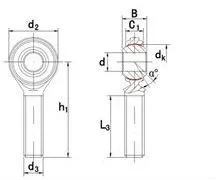 CM...T Series Maintenance-Free Rod Ends/Heim Joint/ Rose Joint/ Bearings ( CM3T CM4T CM5T CM6T CM7T CM8T CM10T CM12T)