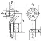 SIZJ Series Rod Ends/Heim Joint/ Rose Joint/ Bearings(SIZJ4 SIZJ6 SIZJ7 SIZJ9 SIZJ11 SIZJ12 SIZJ15 SIZJ19)