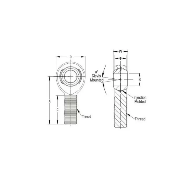 XM Chromoly Steel Series Male Rod Ends/Heim Joint/ Rose Joint/ Bearings( XM3 XM4 XM5 XM6 XM7 XM8 XM8-10 XM8-12 XM10 XM10-12 XM12 XM12-14 XM14)