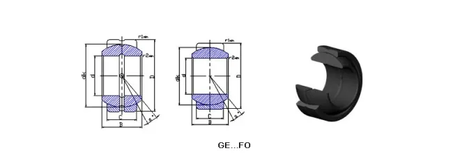 GE...FO Series Radial Spherical Plain Bearing (GE60FO GE70FO GE80FO GE90FO GE100FO GE110 FO GE120FO GE140FO GE160FO GE180FO GE200FO)