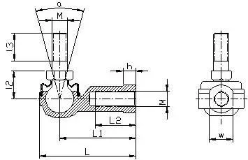 LHSA Series Zinc Alloy Ball Joint Rod Ends Bearings(LHSA5-RS LHSA6-RS LHSA8-RS LHSA10-RS LHSA12-RS LHSA14-RS LHSA16-RS LHSA18-RS LHSA20-RS LHSA22-RS)