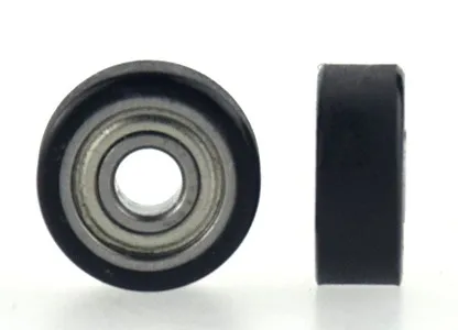 10x40x12 mm PU620040-12 Polyurethane Coated Ball Bearings Gray Color