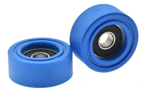 10x40x12 mm PU620040-12 Polyurethane Coated Ball Bearings Gray Color