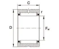 HJ Inch Series Machined Heavy Duty Needle Bearings(HJ101812 HJ122012 HJ122016 HJ142212 HJ142216 HJ162412 HJ162416 HJ182616 HJ182620)